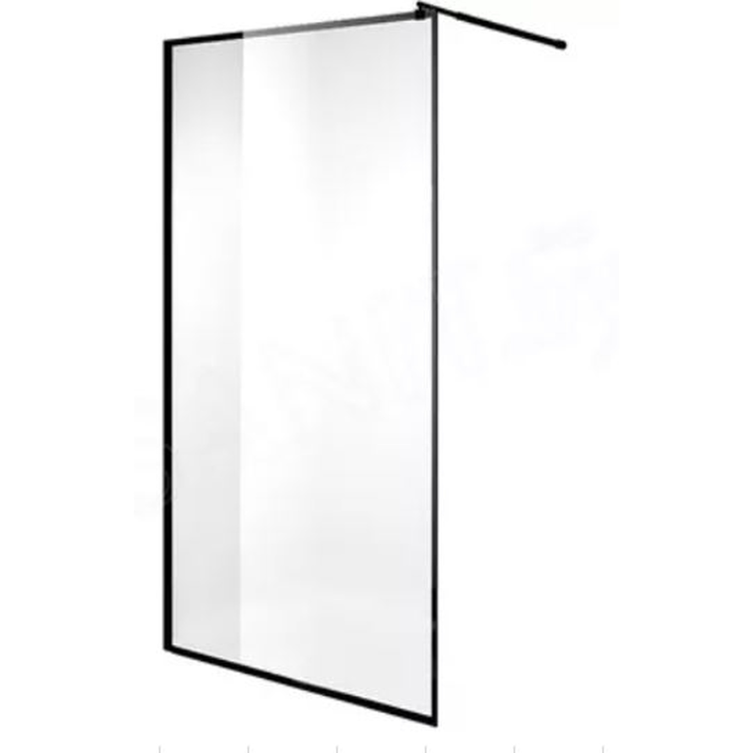 Harma BHF1041 dušisein 100×200 cm, must raam